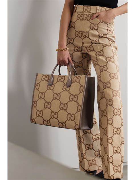 gucci jumbo canvas|Gucci canvas tote free.